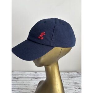 Disney Mickey Mouse Slideback Hat Blue Adult Embroidered Solid 6 Panel